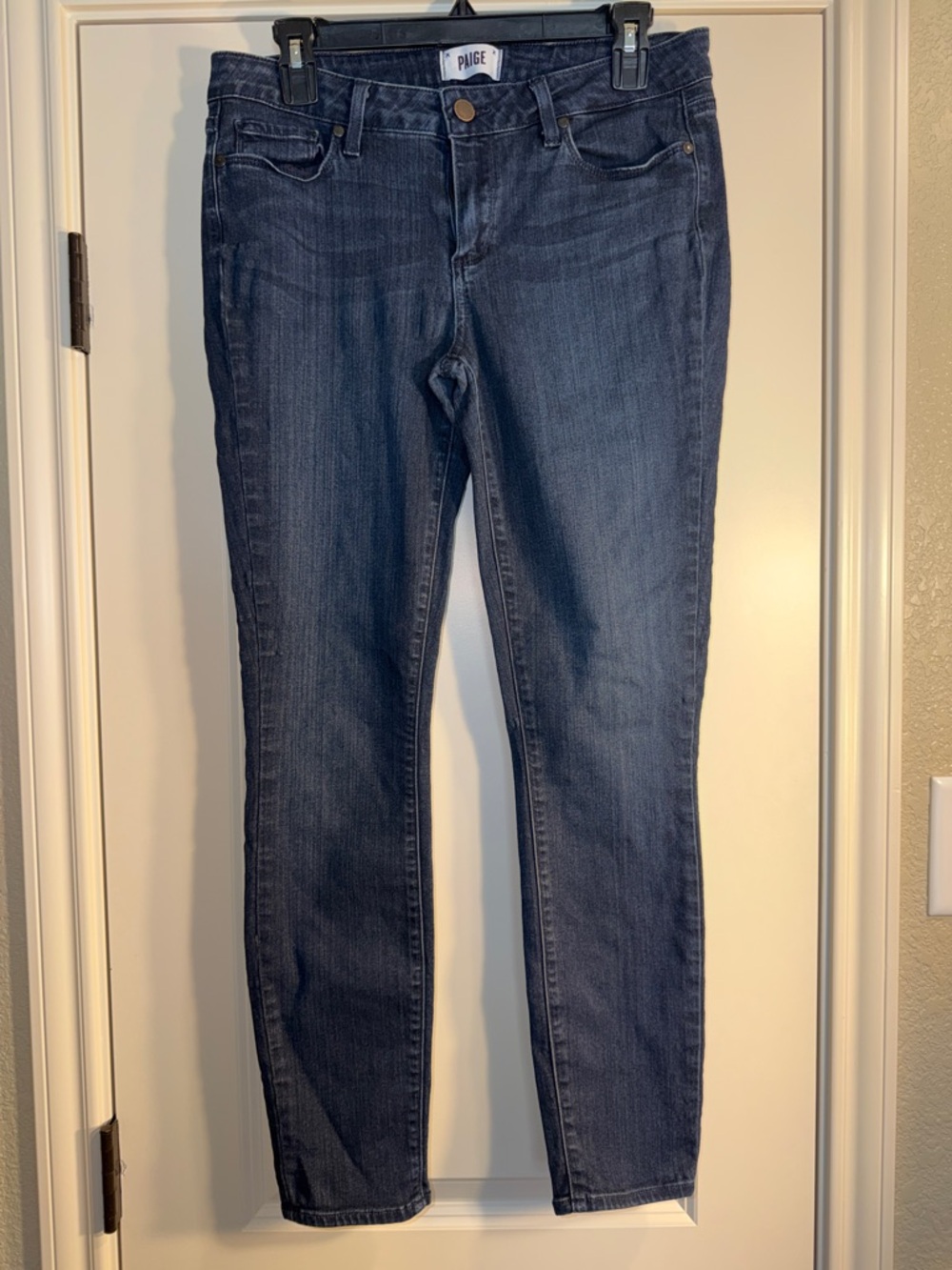 PAIGE Women’s Verdugo Ankle Indigo Skinny Jeans - Size 12